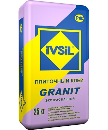 Клей для плитки IVSIL GRANIT 25кг