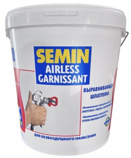 Шпатлевка для безвоздушного AIRLESS GARNISANT SEMIN 20 кг