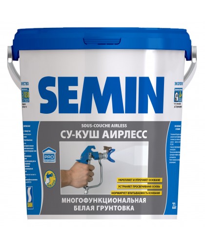 Грунтовка Semin SOUS-COUCHE AIRLESS (синяя крышка) 22 кг