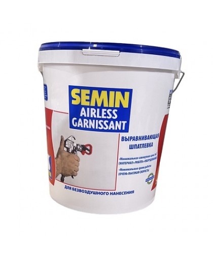 Шпаклевка Semin AIRLESS GARNISSANT (синяя крышка) 25кг