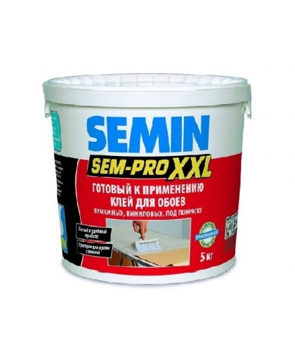 Клей для флизелиновых, бумажных обоев Sem Pro XXL SEMIN 5 кг