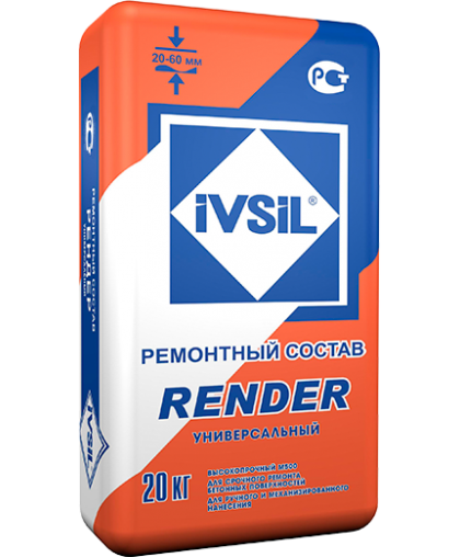 Состав ремонтный IVSIL RENDER 20 кг