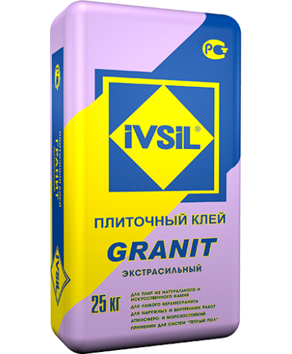 Клей плиточный IVSIL GRANIT 25 кг